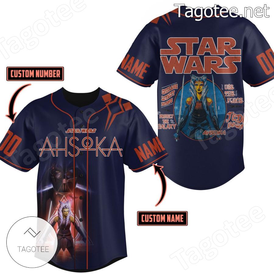 Star Wars Ahsoka Personalized Baseball Jersey
