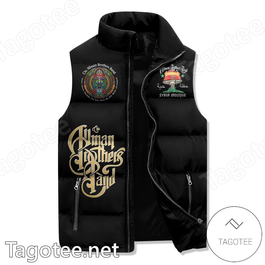 The Allman Brothers Band When The Night Comes Tumbling Down Sleeveless Puffer Vest a
