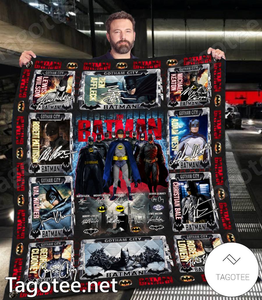 The Batman Movies Signatures Blanket
