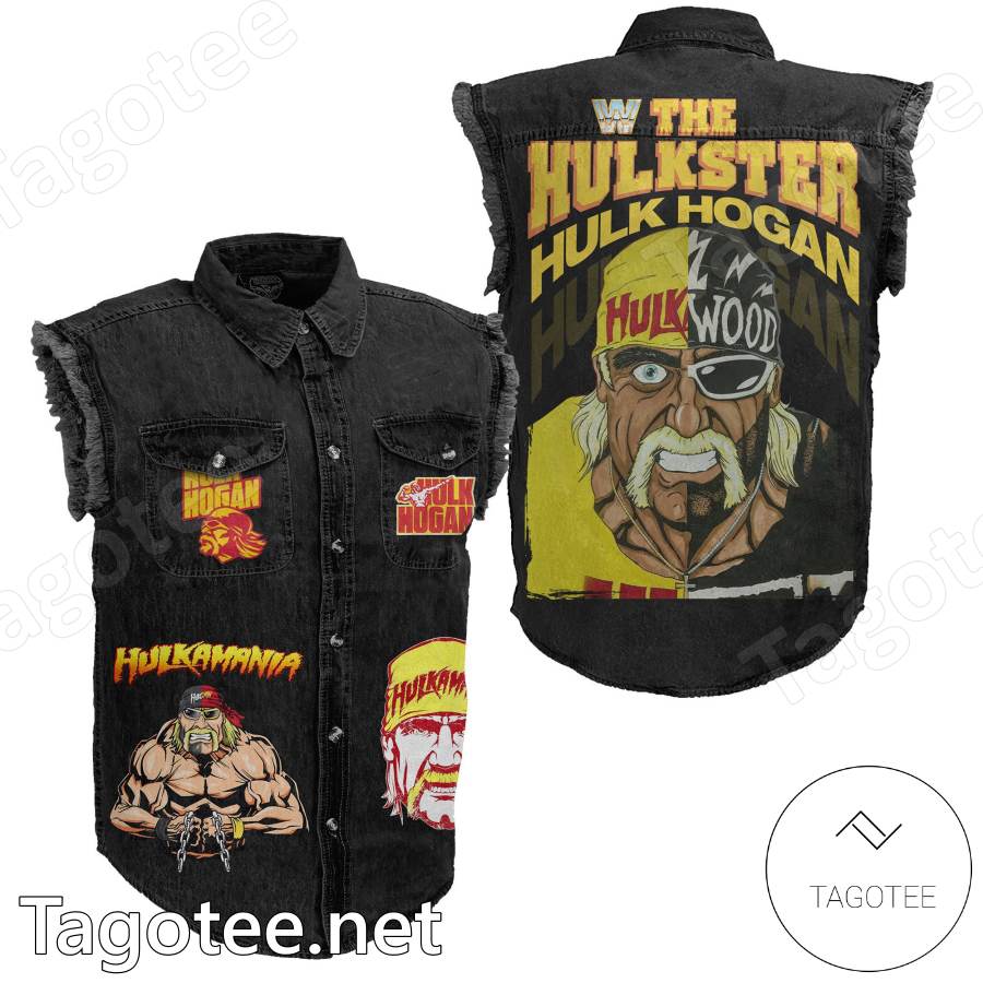 The Hulkster Hulk Hogan Sleeveless Denim Jacket