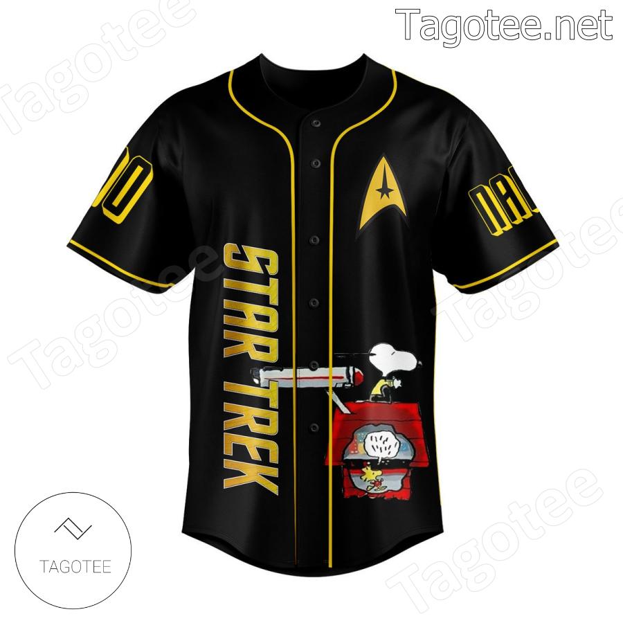 The Peanuts Star Trek Personalized Baseball Jersey a