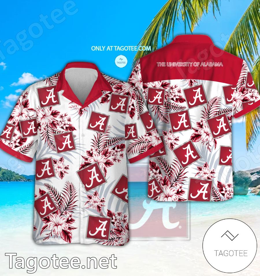 The University of Alabama Hawaiian Shirt, Beach Shorts - EmonShop