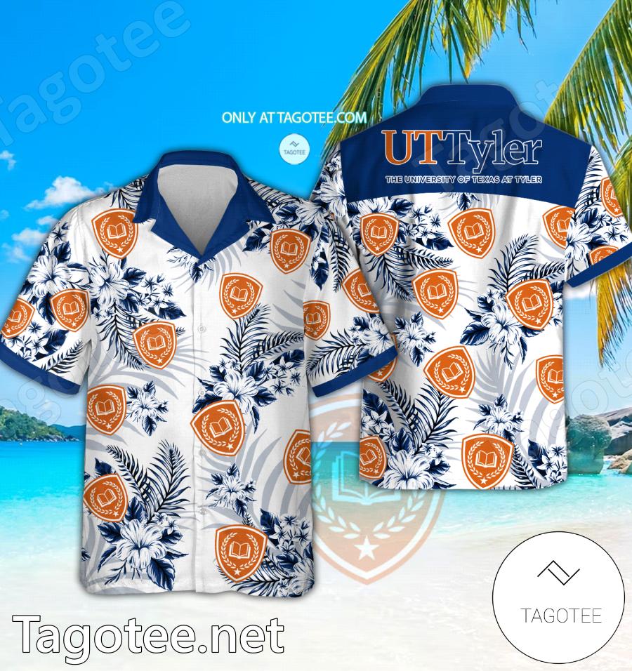 The University of Texas at Tyler Hawaiian Shirt, Beach Shorts - EmonShop
