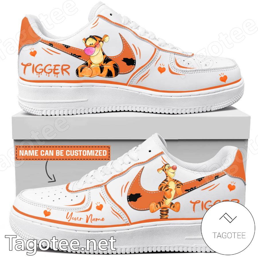 Tigger Just Do It Personalized Air Force 1 Shoes