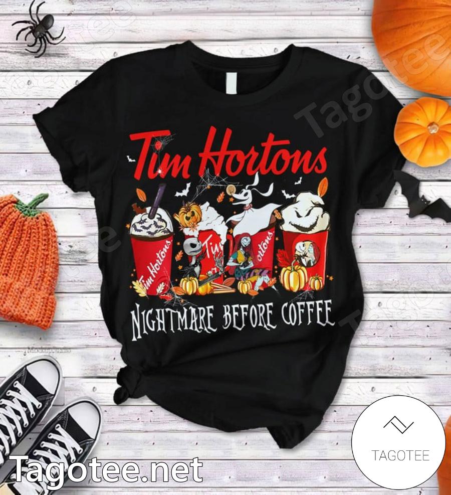 Tim Hortons Nightmare Before Coffee Pajamas Set b