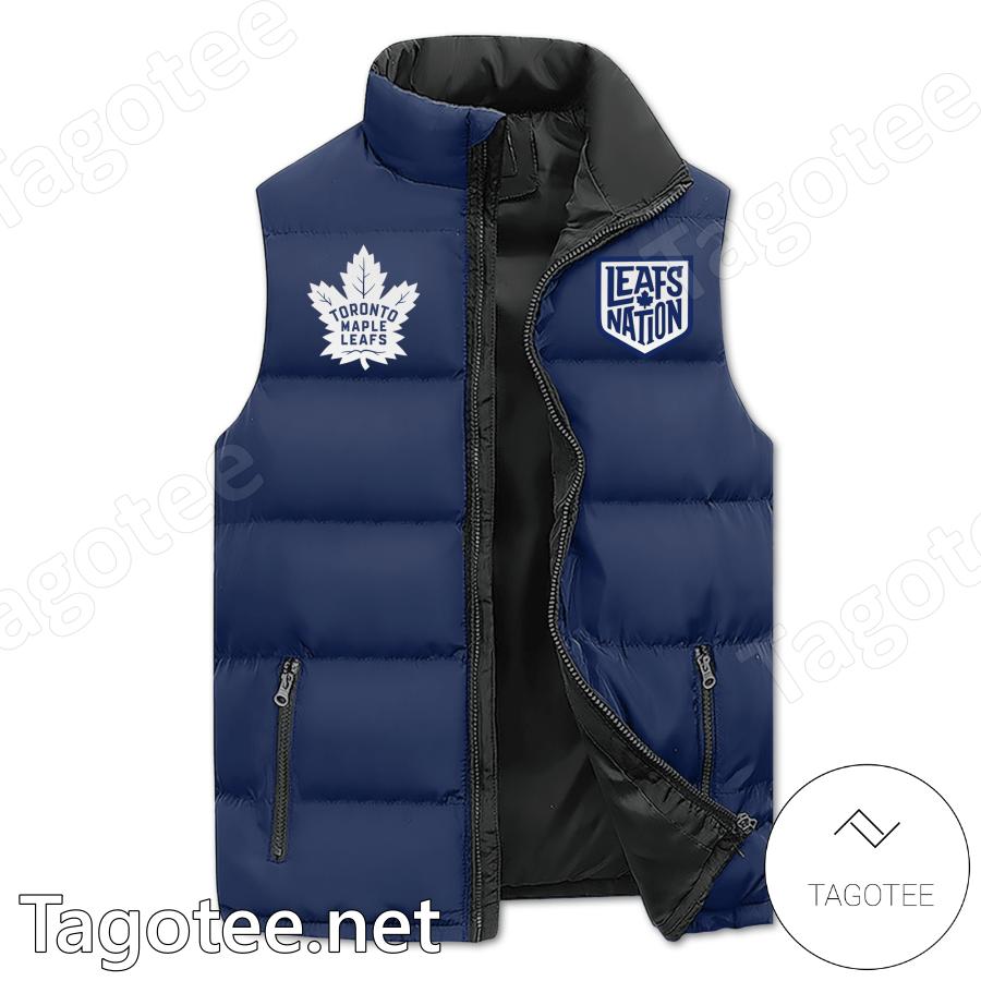 Toronto Maple Leafs Go Leafs Go Puffer Vest a