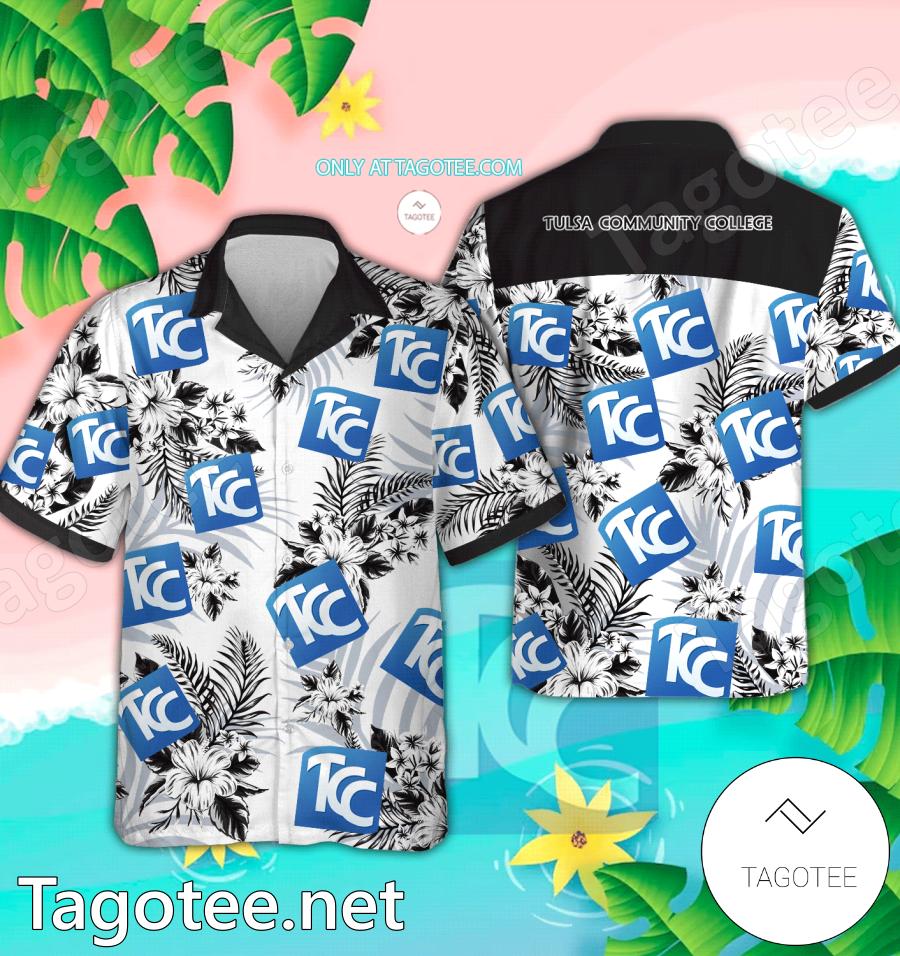 Tulsa Community College Hawaiian Shirt, Beach Shorts - EmonShop
