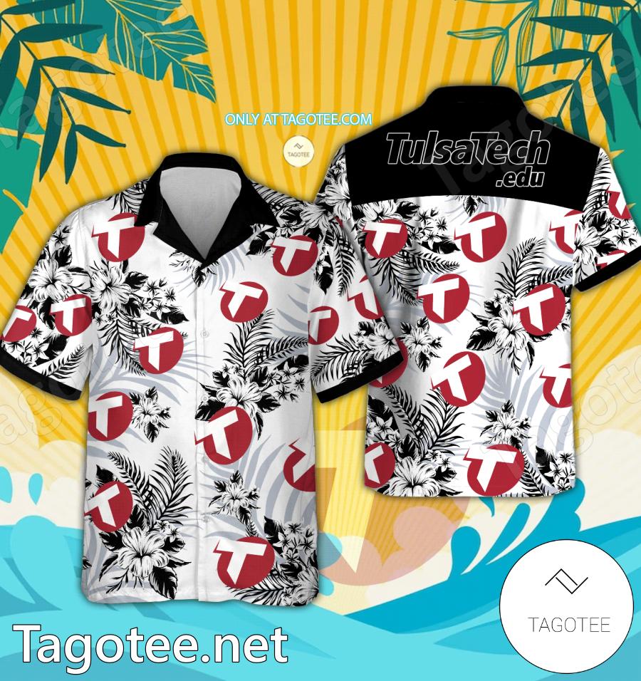 Tulsa Technology Center Hawaiian Shirt, Beach Shorts - EmonShop