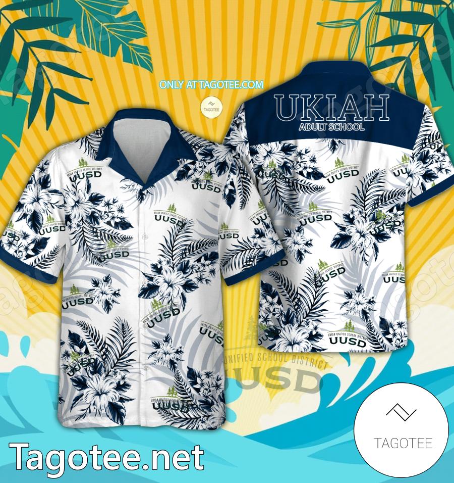 Ukiah Adult School Hawaiian Shirt, Beach Shorts - EmonShop