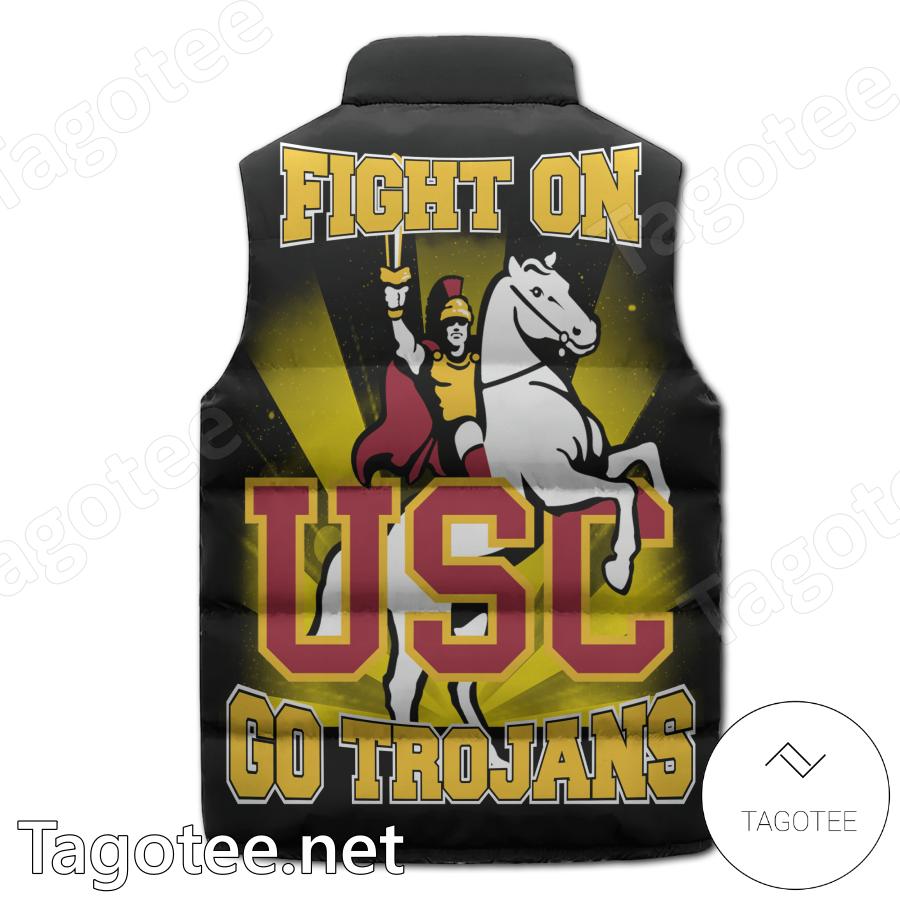 Usc Trojans Fight On Puffer Vest a