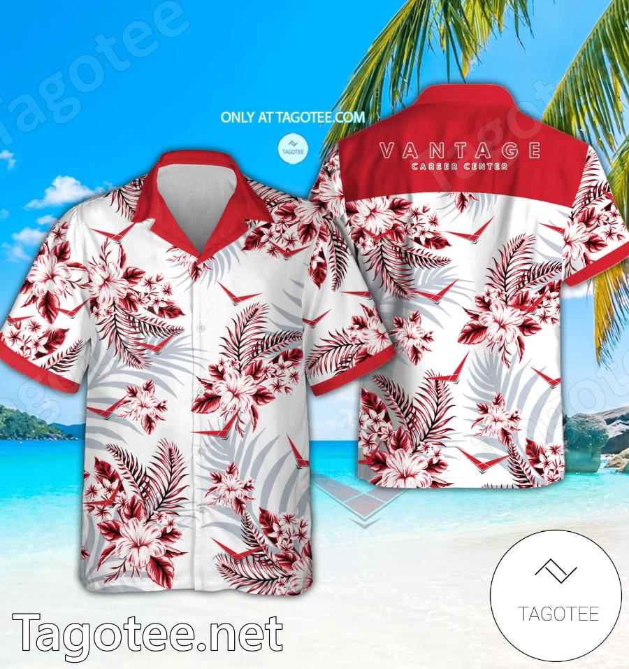 Vantage Career Center Hawaiian Shirt, Beach Shorts - EmonShop