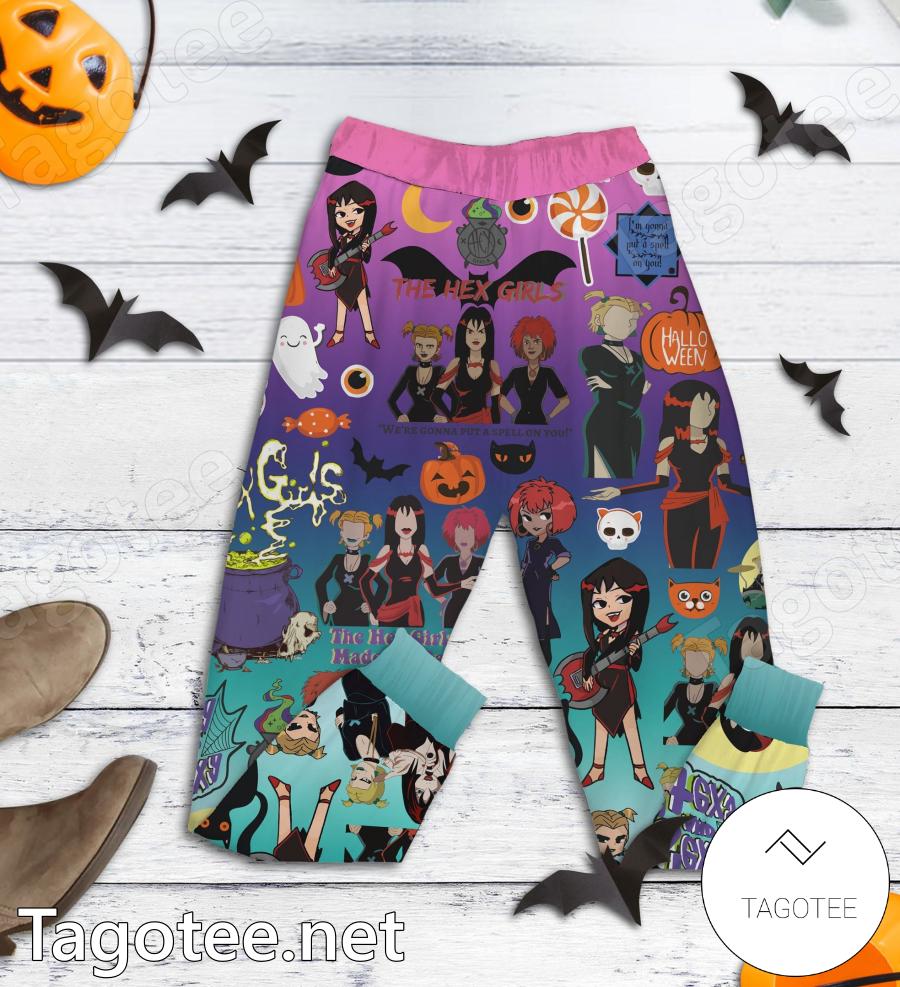 We're Hex Girls And We're Gonna Put A Spell On You Pajamas Set b
