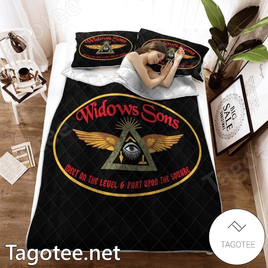 Widows Sons Meet On The Level And Part Upon The Square Bedding Set b