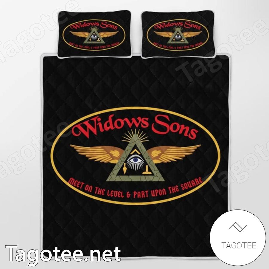 Widows Sons Meet On The Level And Part Upon The Square Bedding Set c