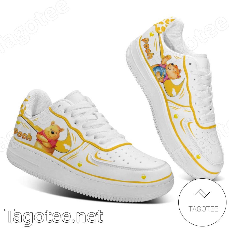 Winnie The Pooh Just Do It Personalized Air Force 1 Shoes a