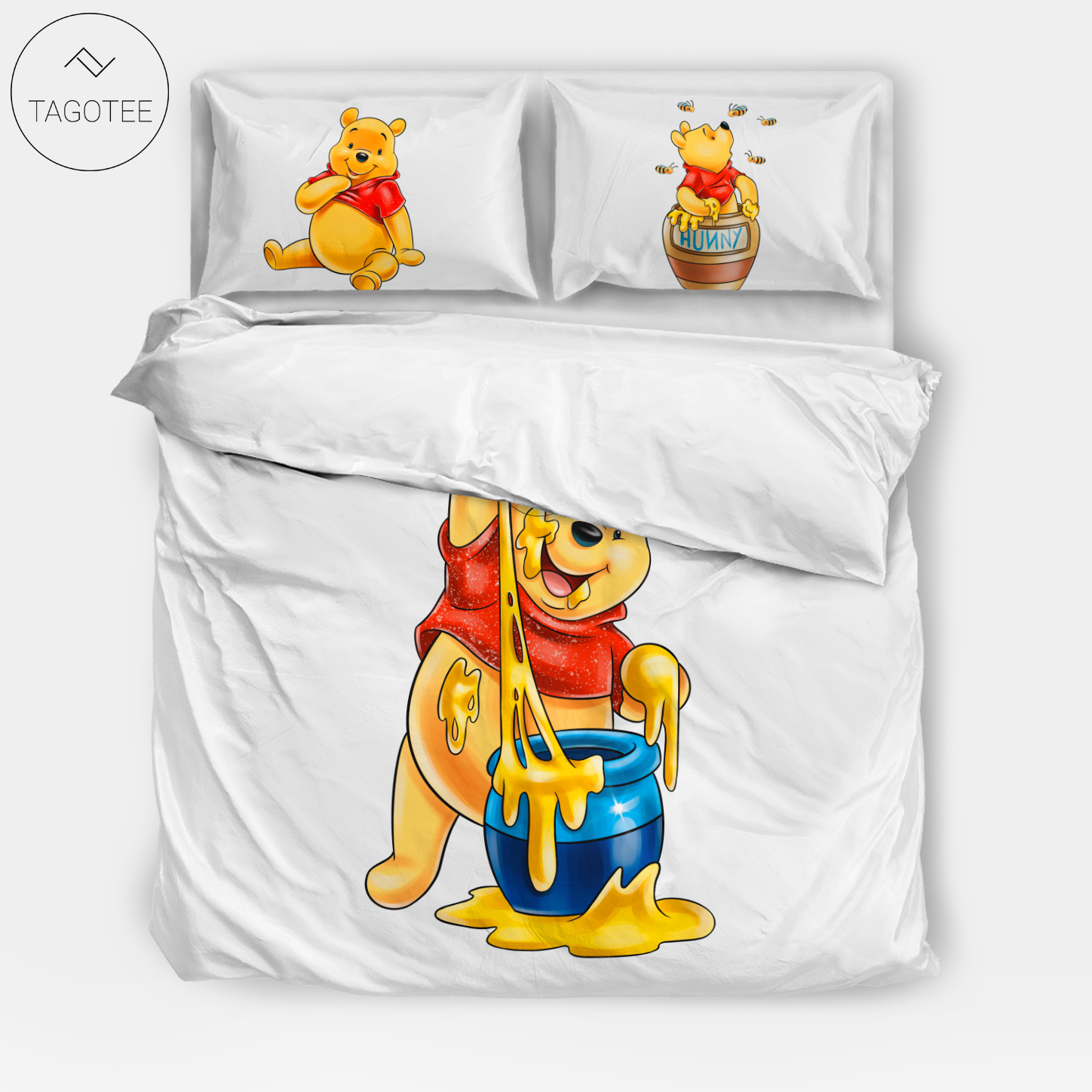 Winnie The Pooh So Cute Bedding Set - EmonShop