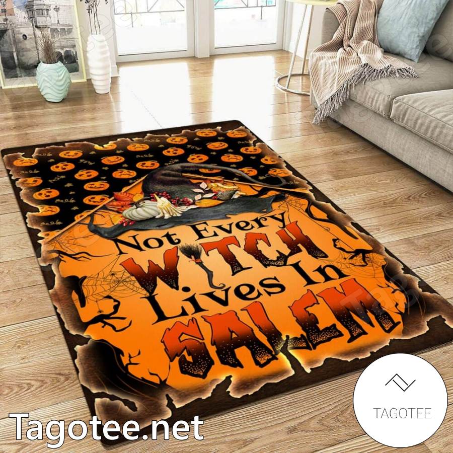 Witch Not Every Witch Lives In Salem Halloween Rug a