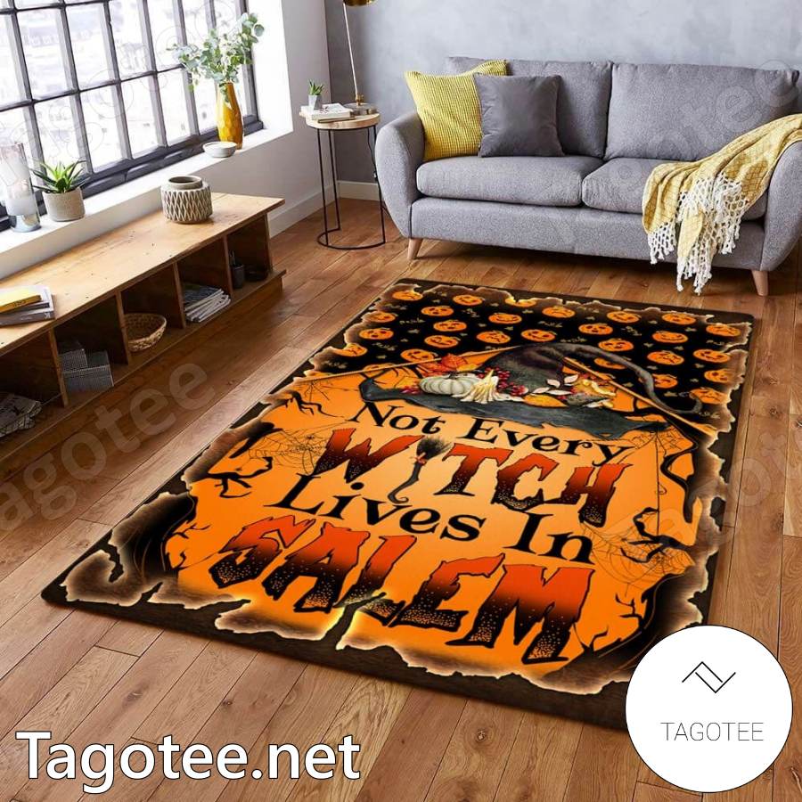 Witch Not Every Witch Lives In Salem Halloween Rug