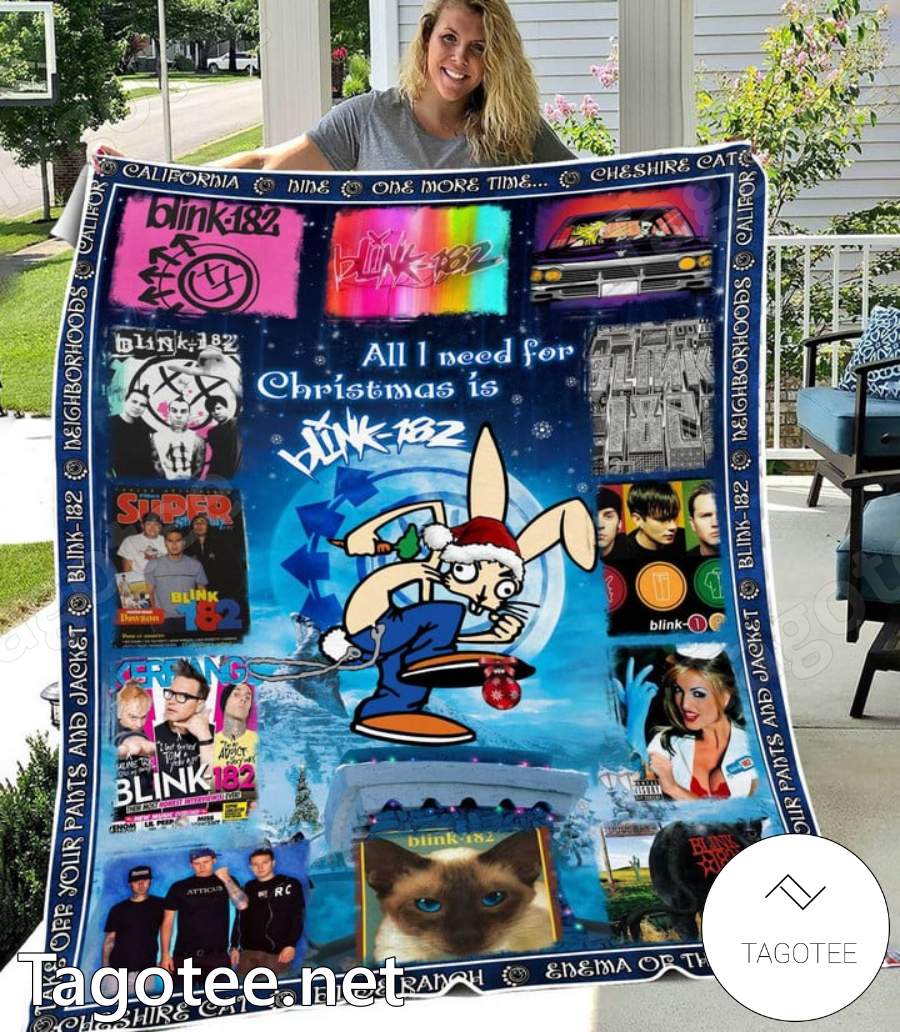 All I Need For Christmas Is Blink-182 Blanket x