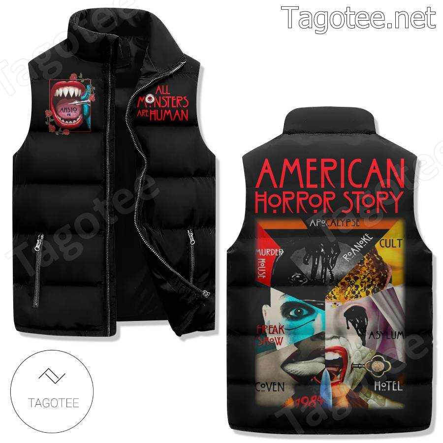 American Horror Story All Monsters Are Human Puffer Vest