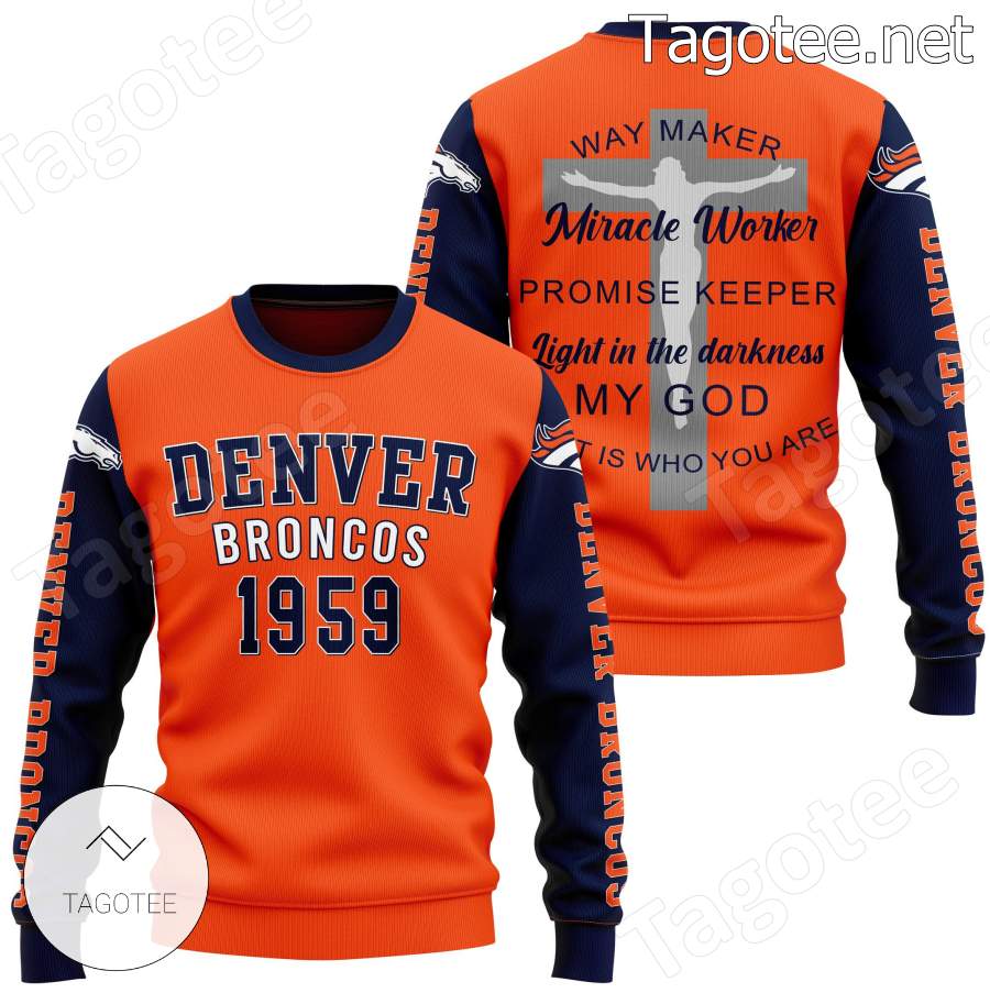 Denver Broncos 1959 My God T-shirt, Hoodie a