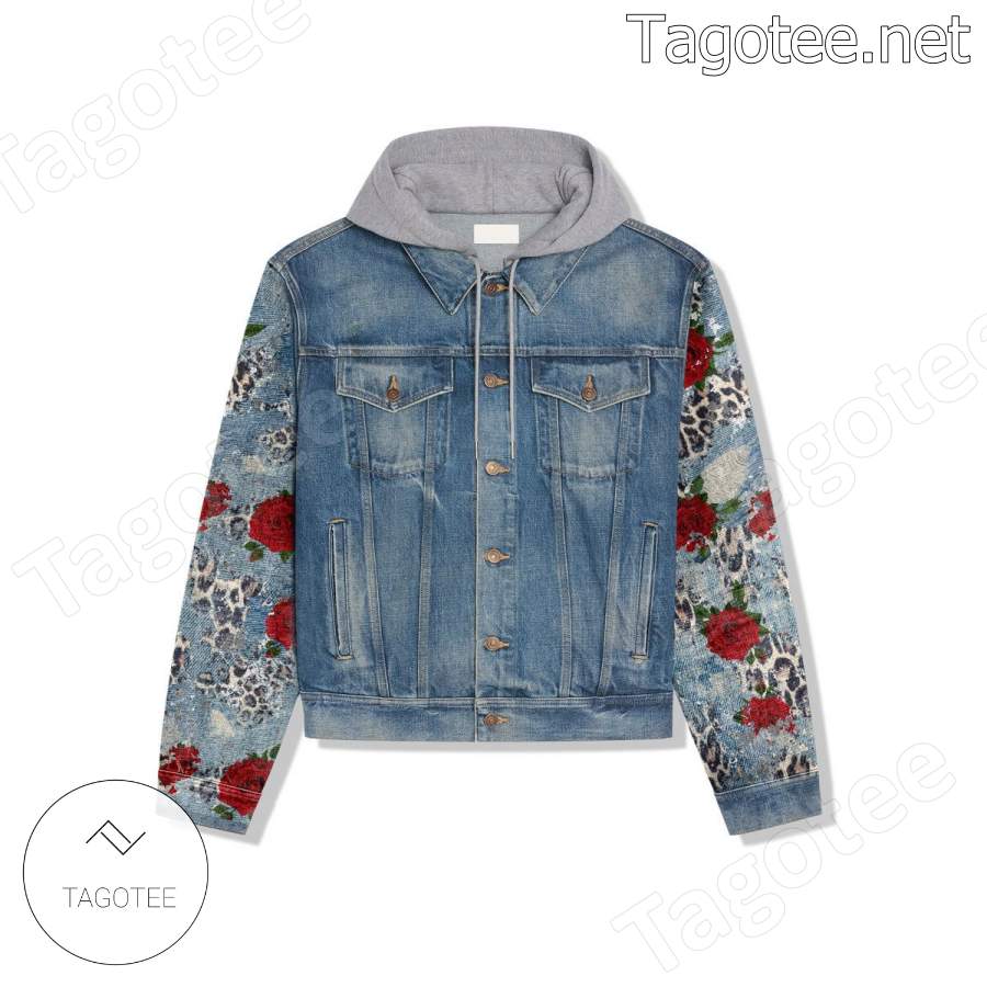 Dolly Parton I Hope Life Will Treat You Kind Hooded Denim Jacket - Tagotee