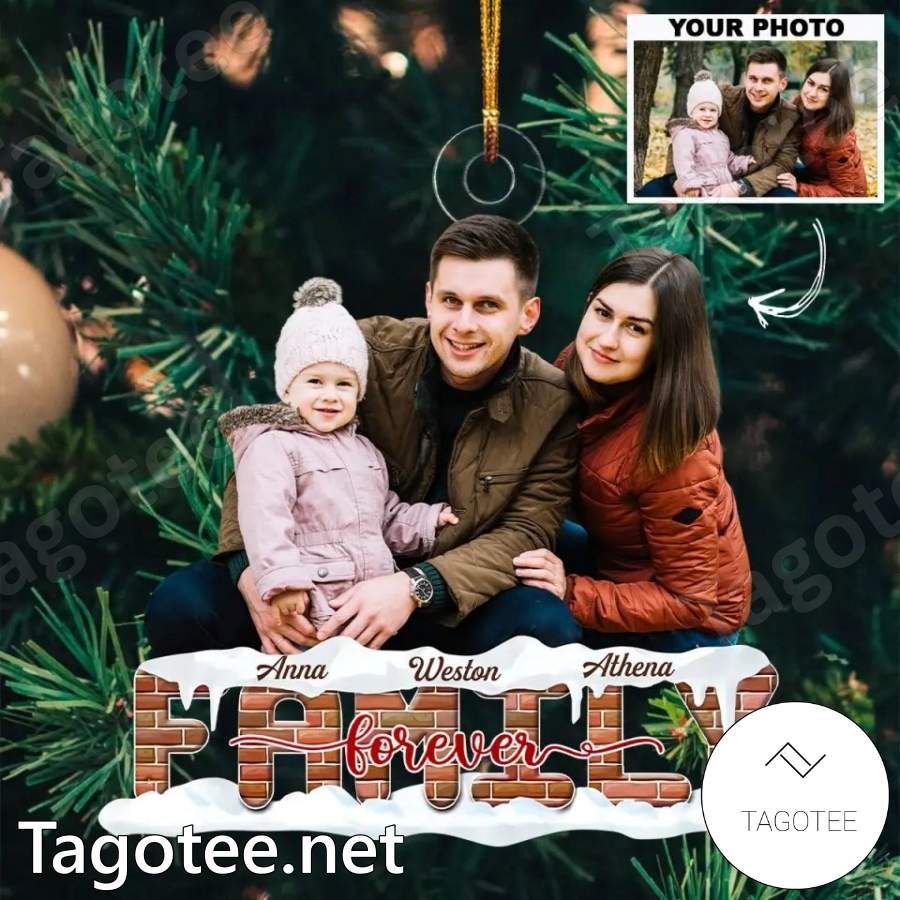 Family Forever Personalized Ornament a
