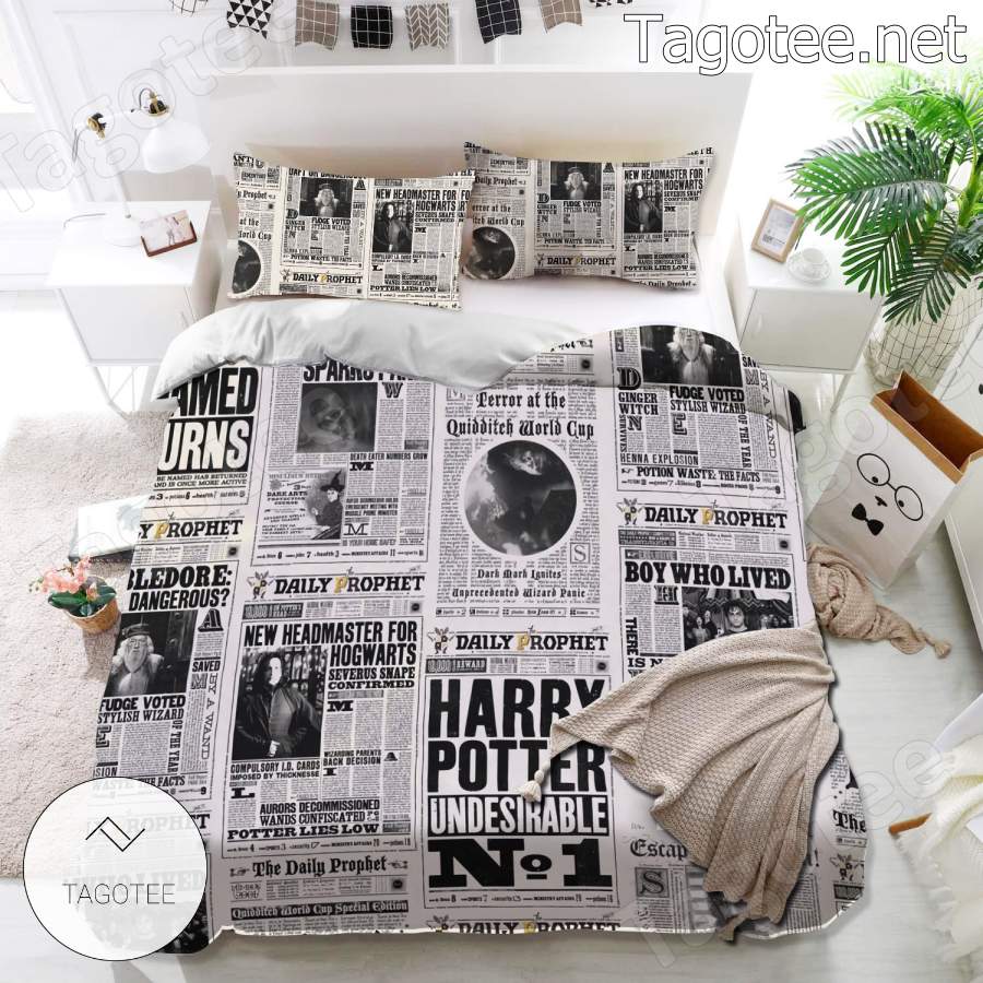 Harry Potter Daily News Bedding Set
