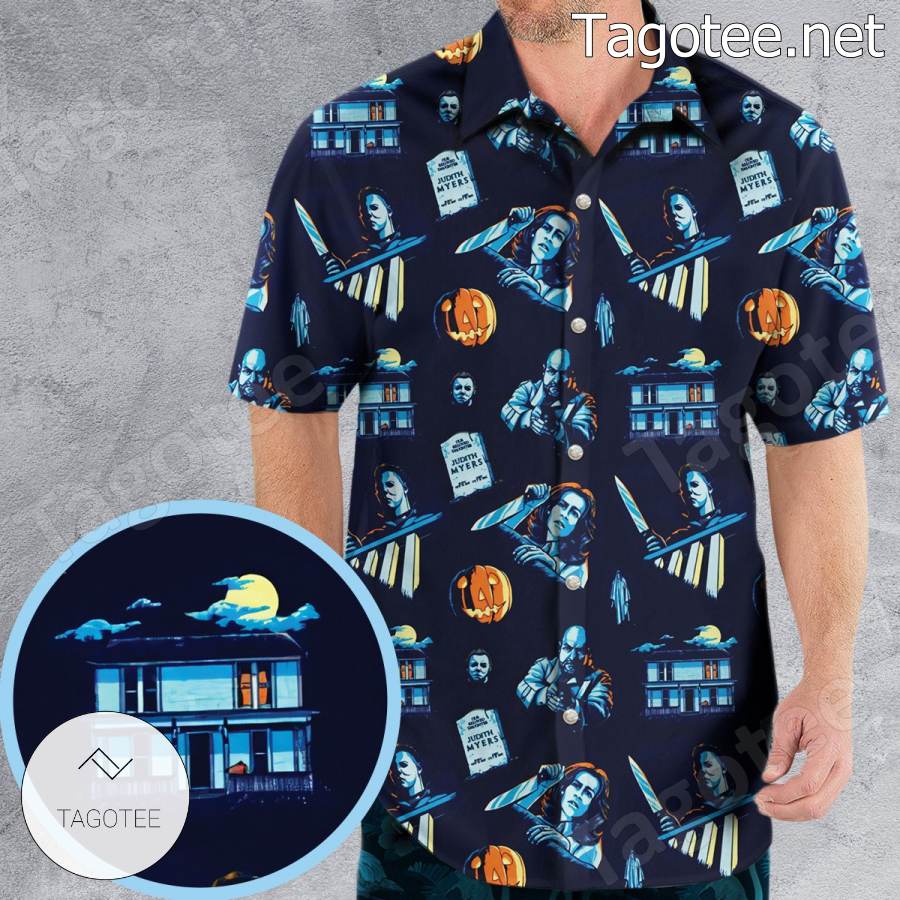 Horror Slasher Michael Myers Halloween Hawaiian Shirt a