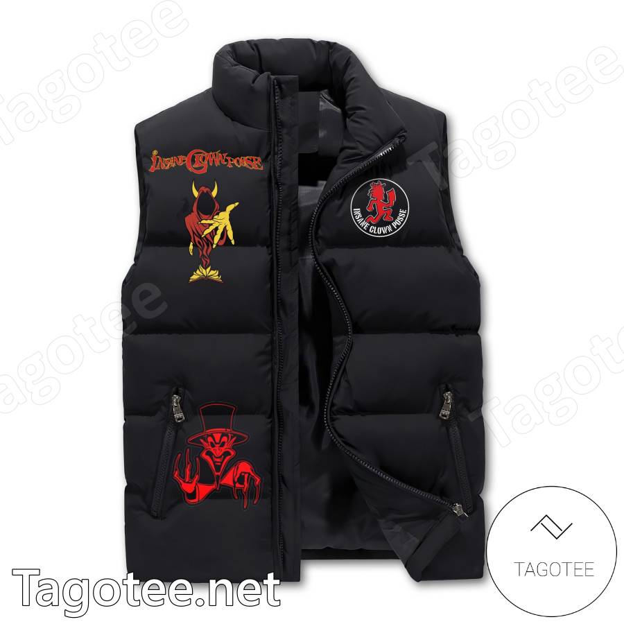 Insane Clown Posse Down With The Clown Till I'm Dead In The Ground Puffer Vest a