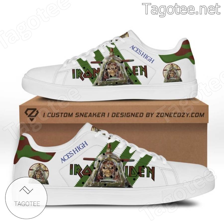 Iron Maiden Aces High Stan Smith Shoes b