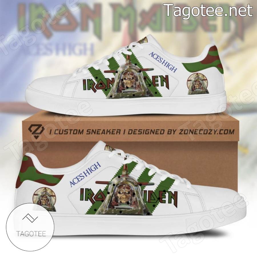 Iron Maiden Aces High Stan Smith Shoes