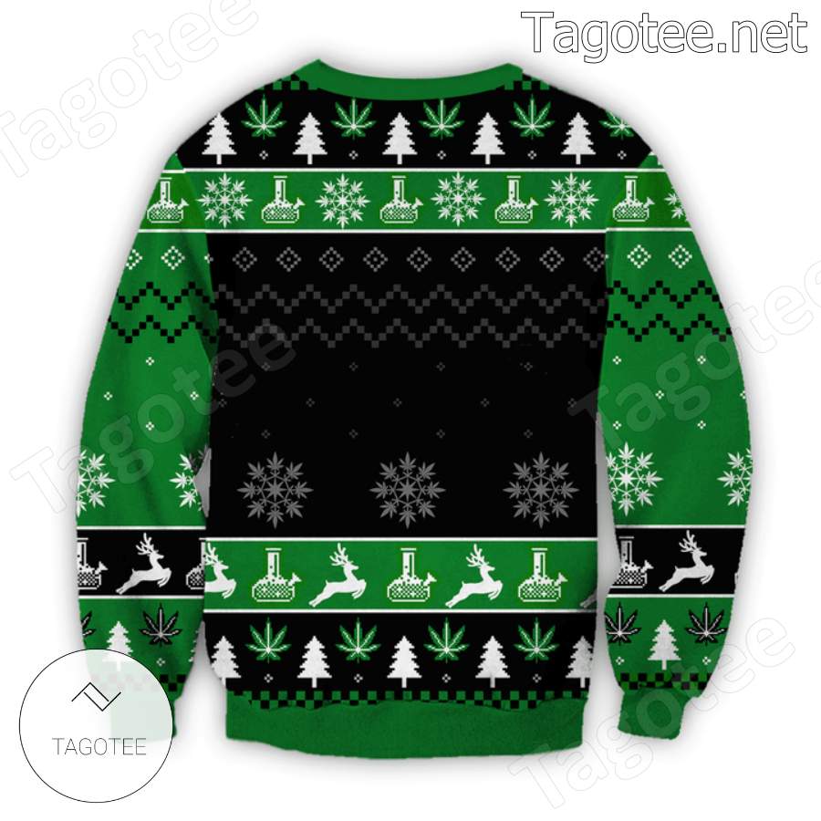 Jason Voorhees And Michael Myers Puff Puff Pass Ugly Christmas Sweater c