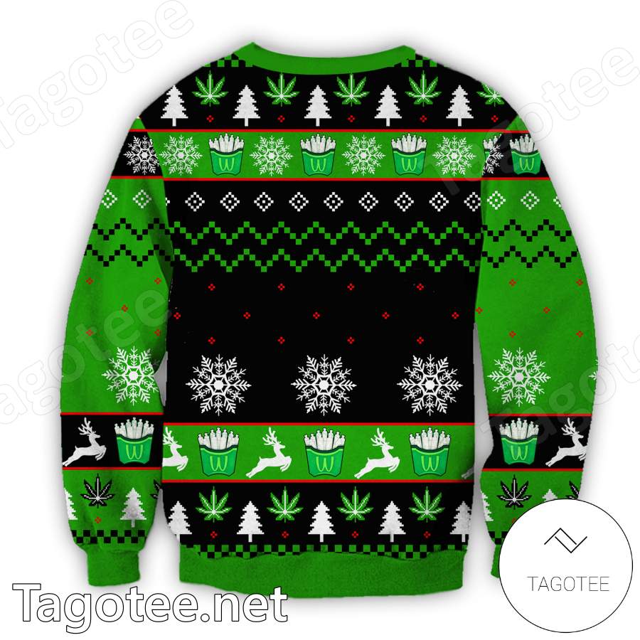 Marijuana I'm Smokin' It Ugly Christmas Sweater c
