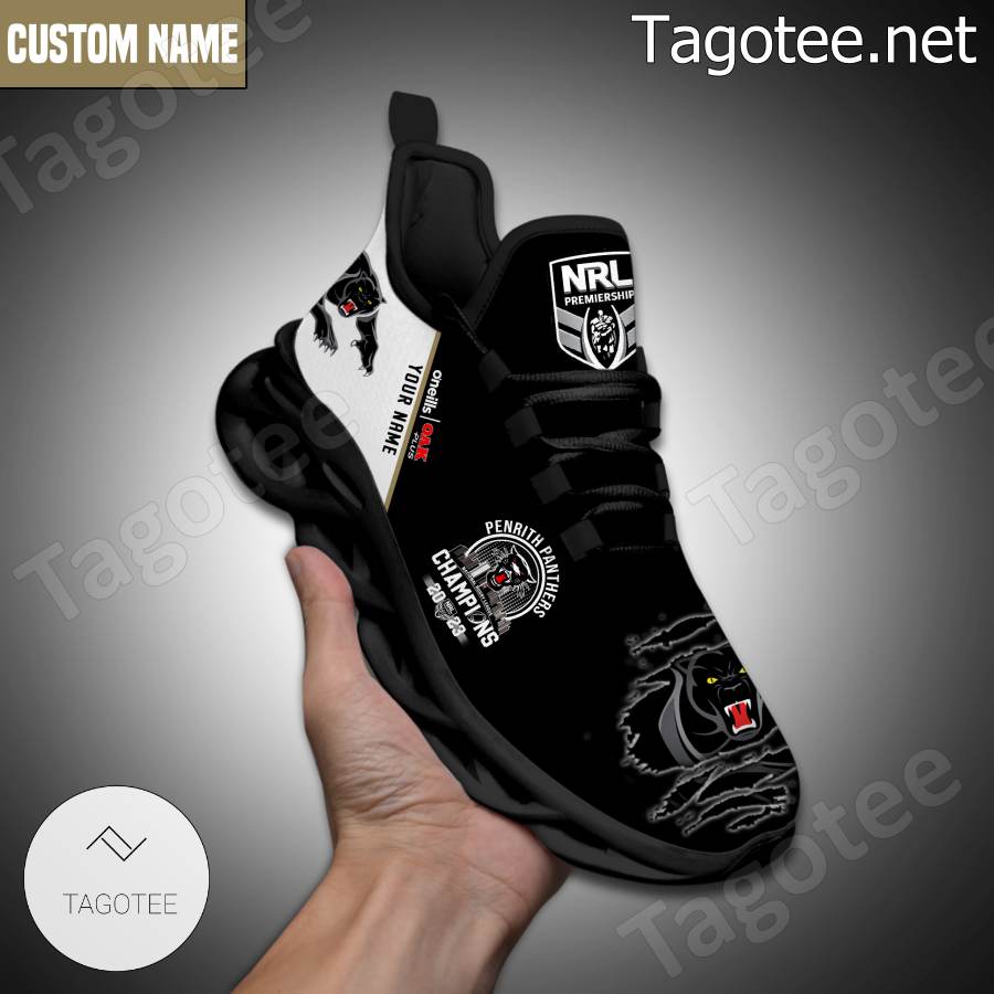 Penrith Panthers Nrl 2023 Champions Personalized Max Soul Shoes c
