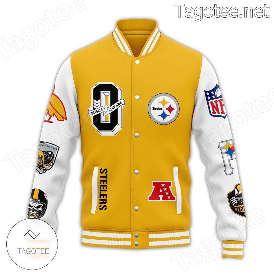 Pittsburgh Steelers Mascot October's Very Own Baseball Jacket a