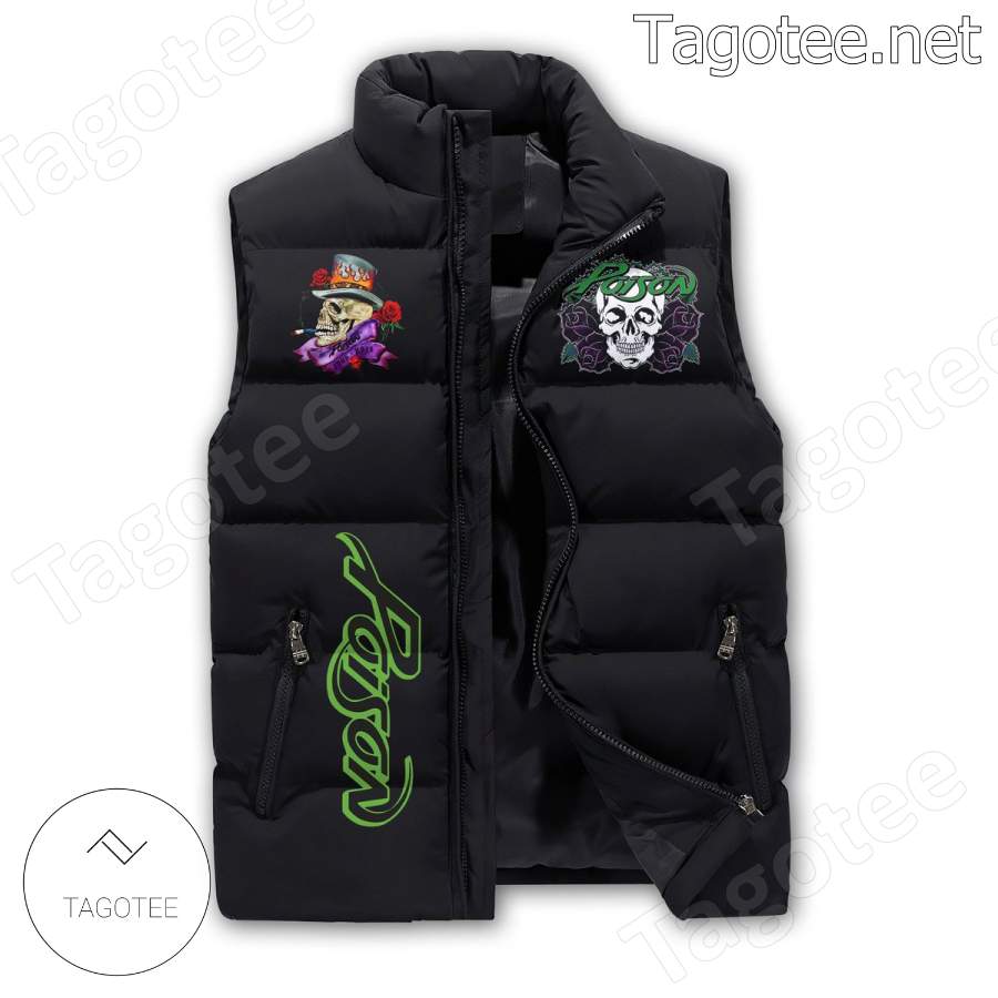 Poison Nothin' But A Good Time Puffer Vest a