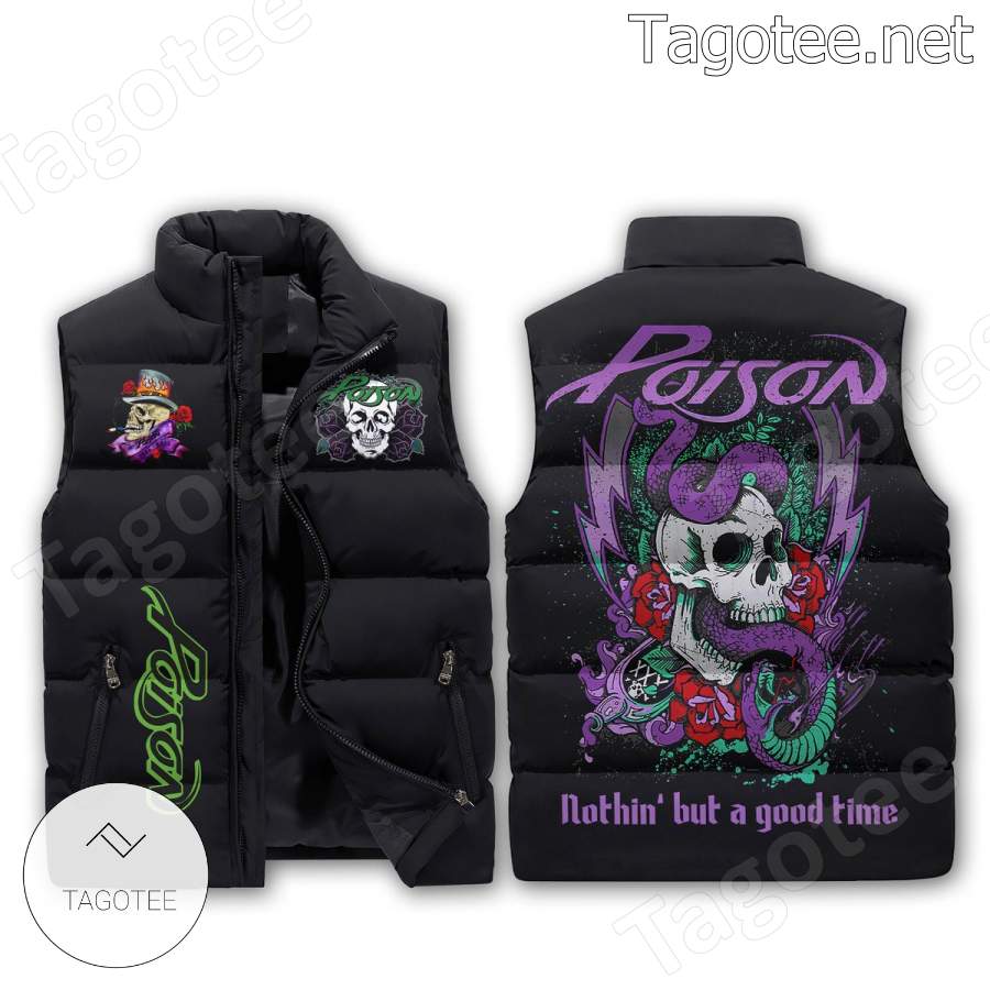 Poison Nothin' But A Good Time Puffer Vest