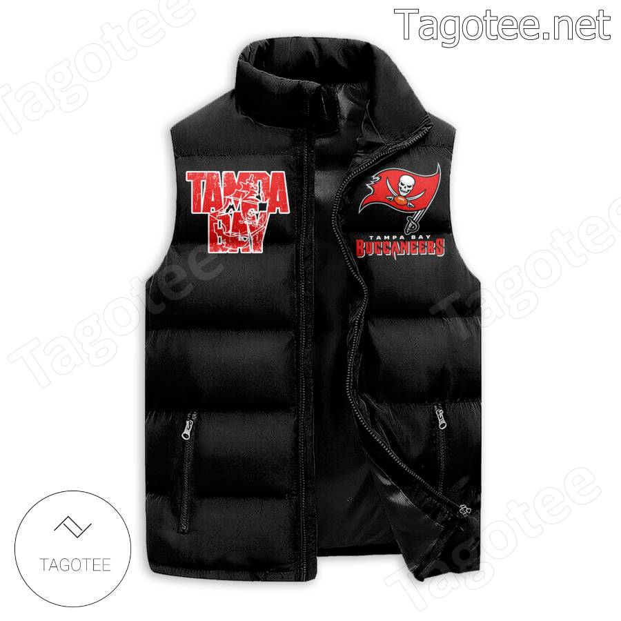 Tampa Bay Buccaneers Football Team Puffer Vest a