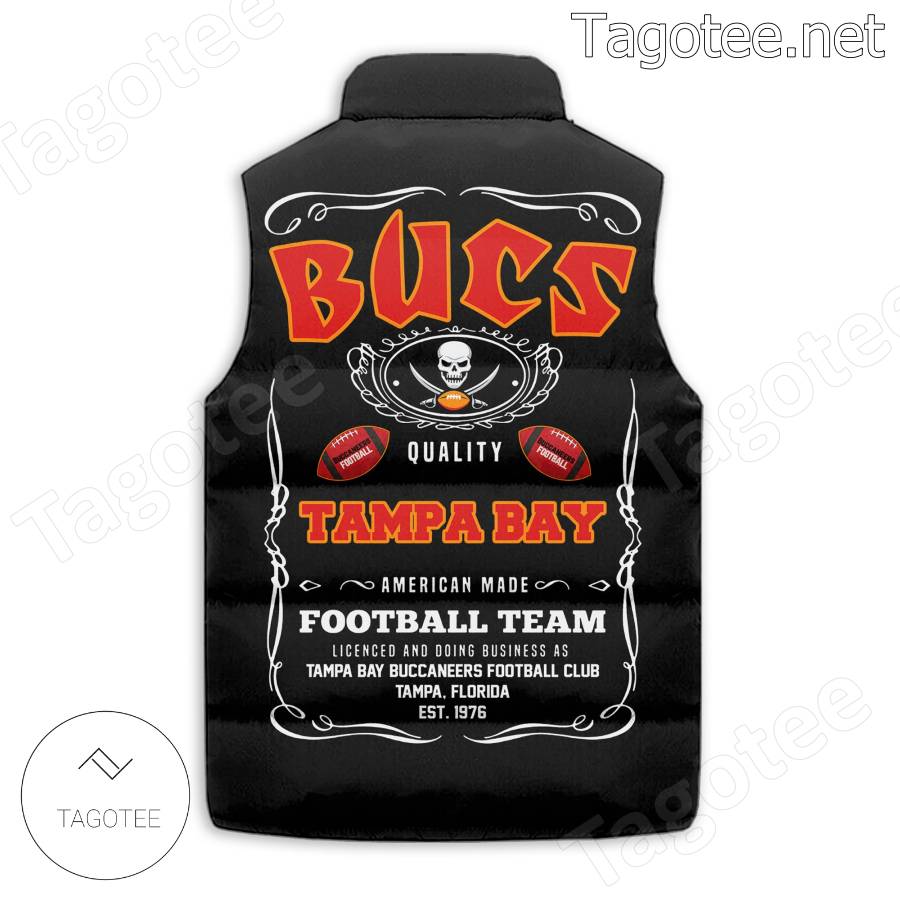 Tampa Bay Buccaneers Football Team Puffer Vest b