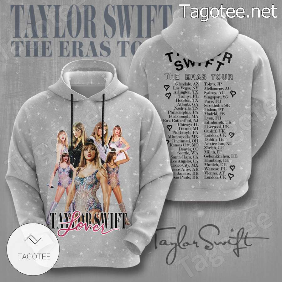 Taylor Swift Lover The Eras Tour Tee, Hooded Sweatshirt a