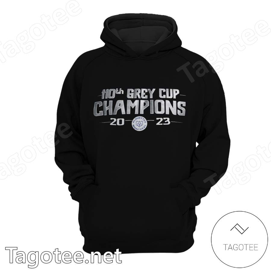 110th Grey Cup Champions 2023 Montreal Alouettes Hoodie a