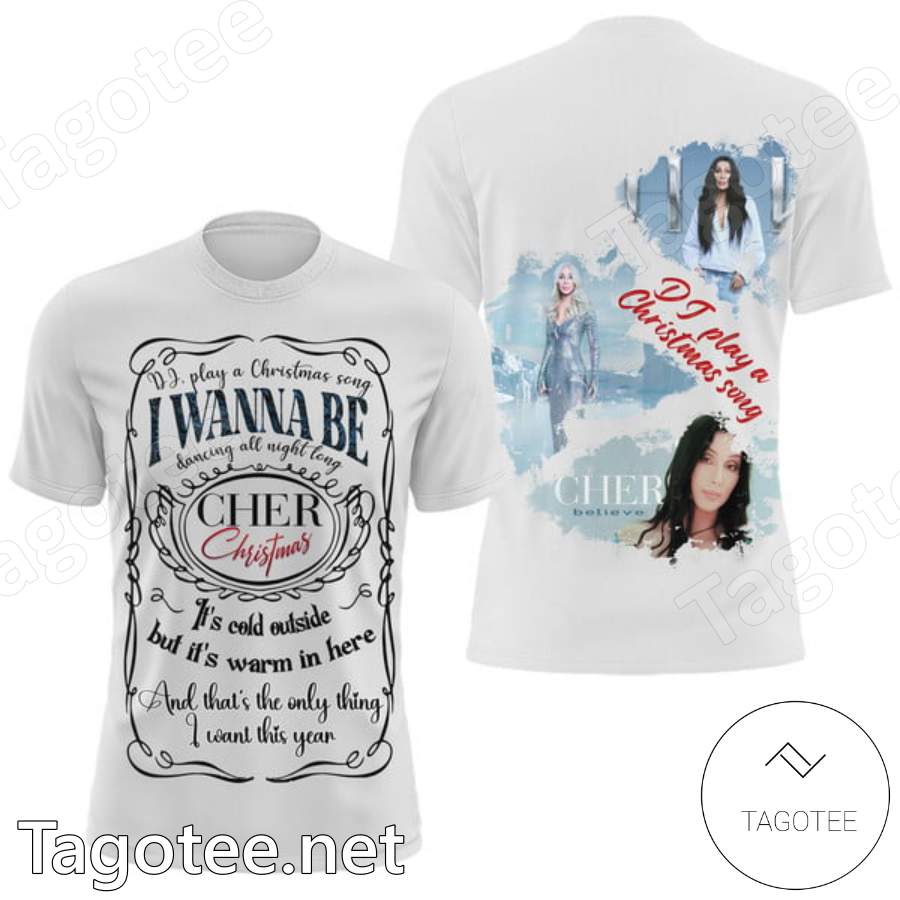 Cher Christmas Dj Play A Christmas Song T-shirt, Hoodie c