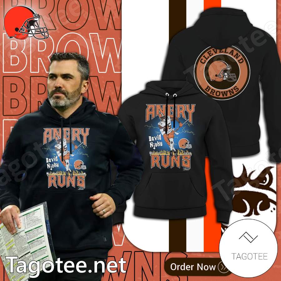 Cleveland Browns Angry Runs David Njoku T-shirt, Hoodie
