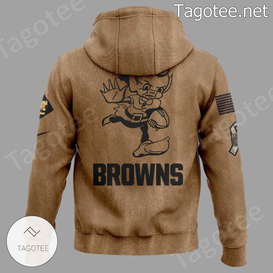 Browns salute sale to service hoodie