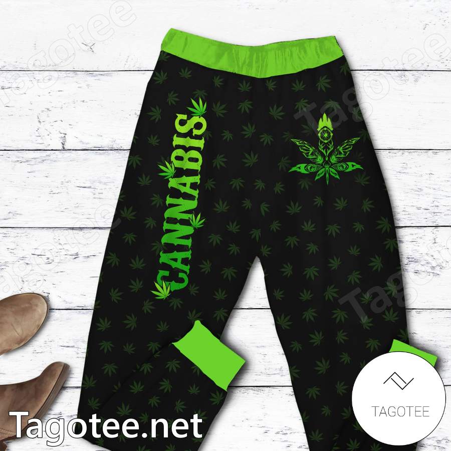 Don't Panic It's Organic Weed Pajamas Set b
