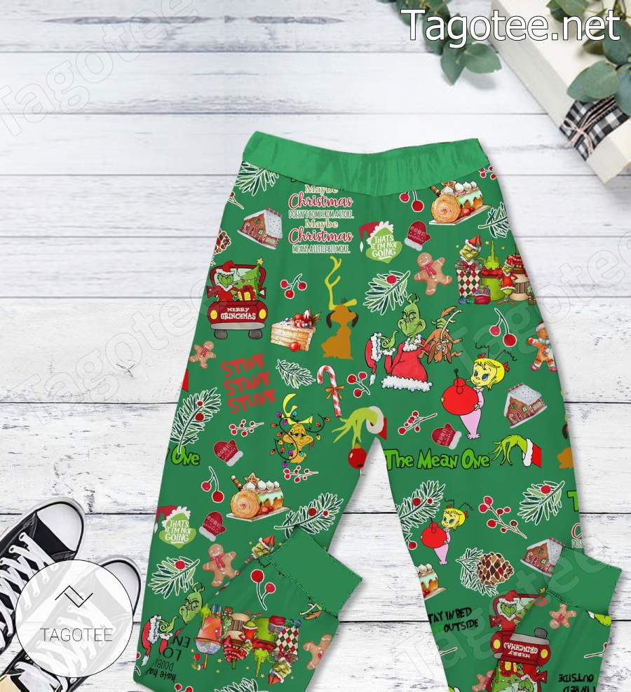 Grinch Whoville Hot Chocolate Pajamas Set b