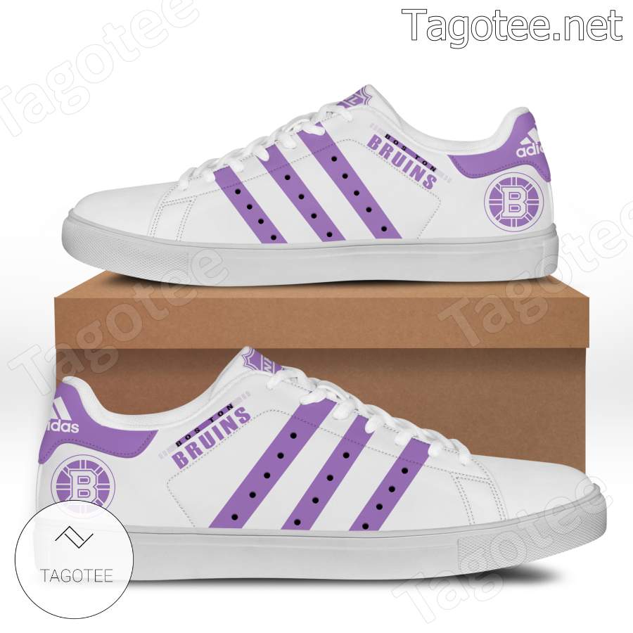 Hockey Fights Cancer Boston Bruins Stan Smith Shoes