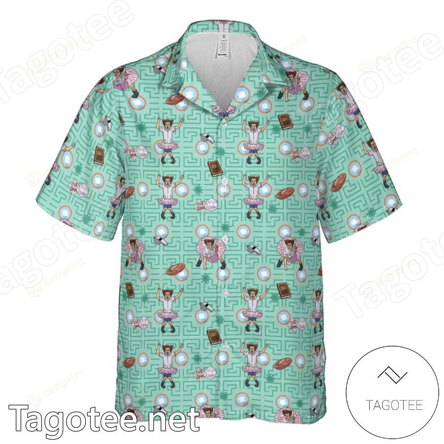 Jim Carrey Ace Ventura Tutu Dance Hawaiian Shirt b