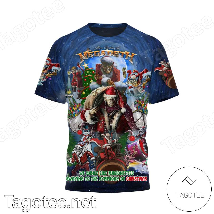 Merry Christmas From Megadeth We Dance Like Marionettes T-shirt, Hoodie a